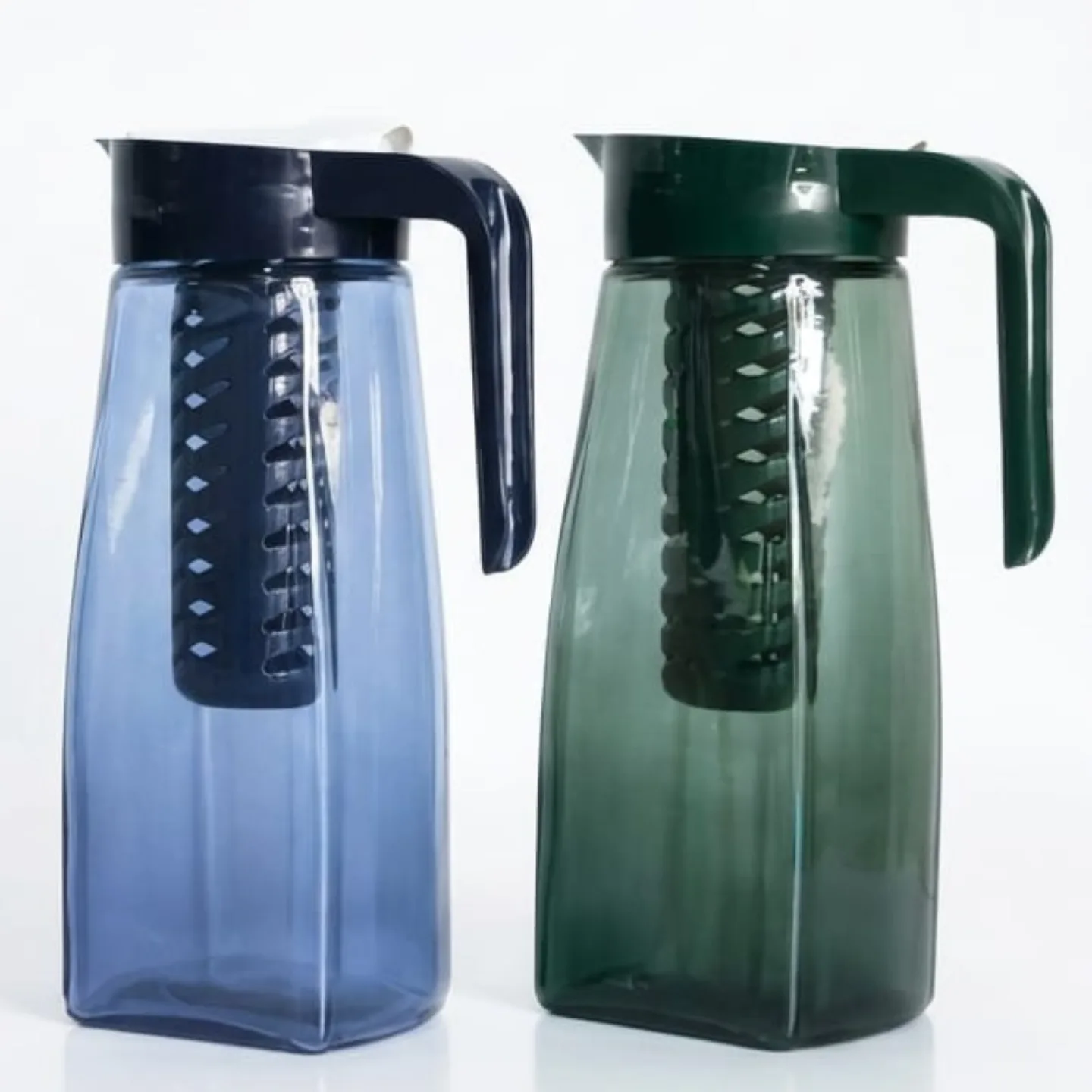 Jarra  de Vidro com Infusor - 1,5L Cores:Azul
