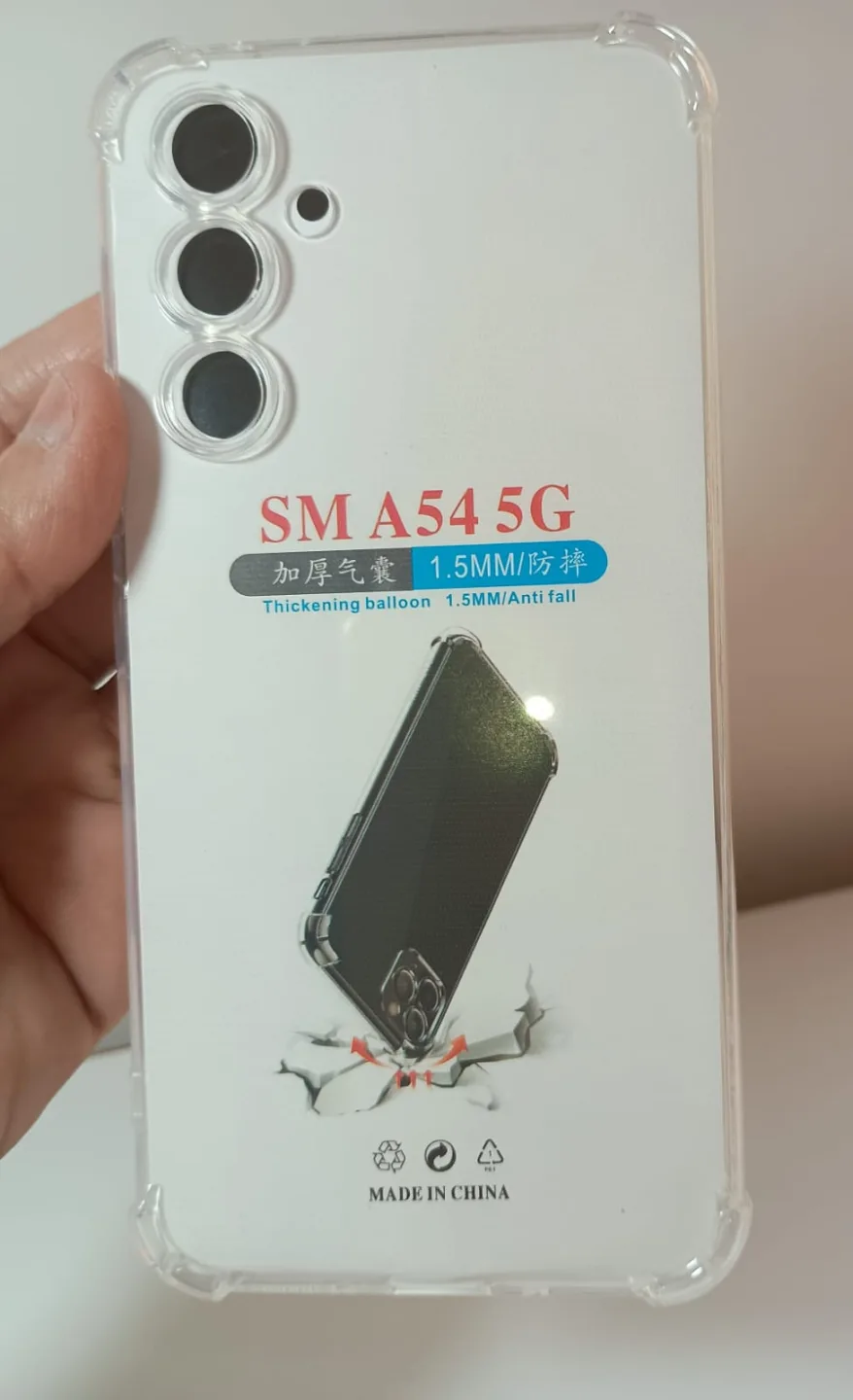 Capa para celular  Samsung Galaxy A54 5G  Transparente
