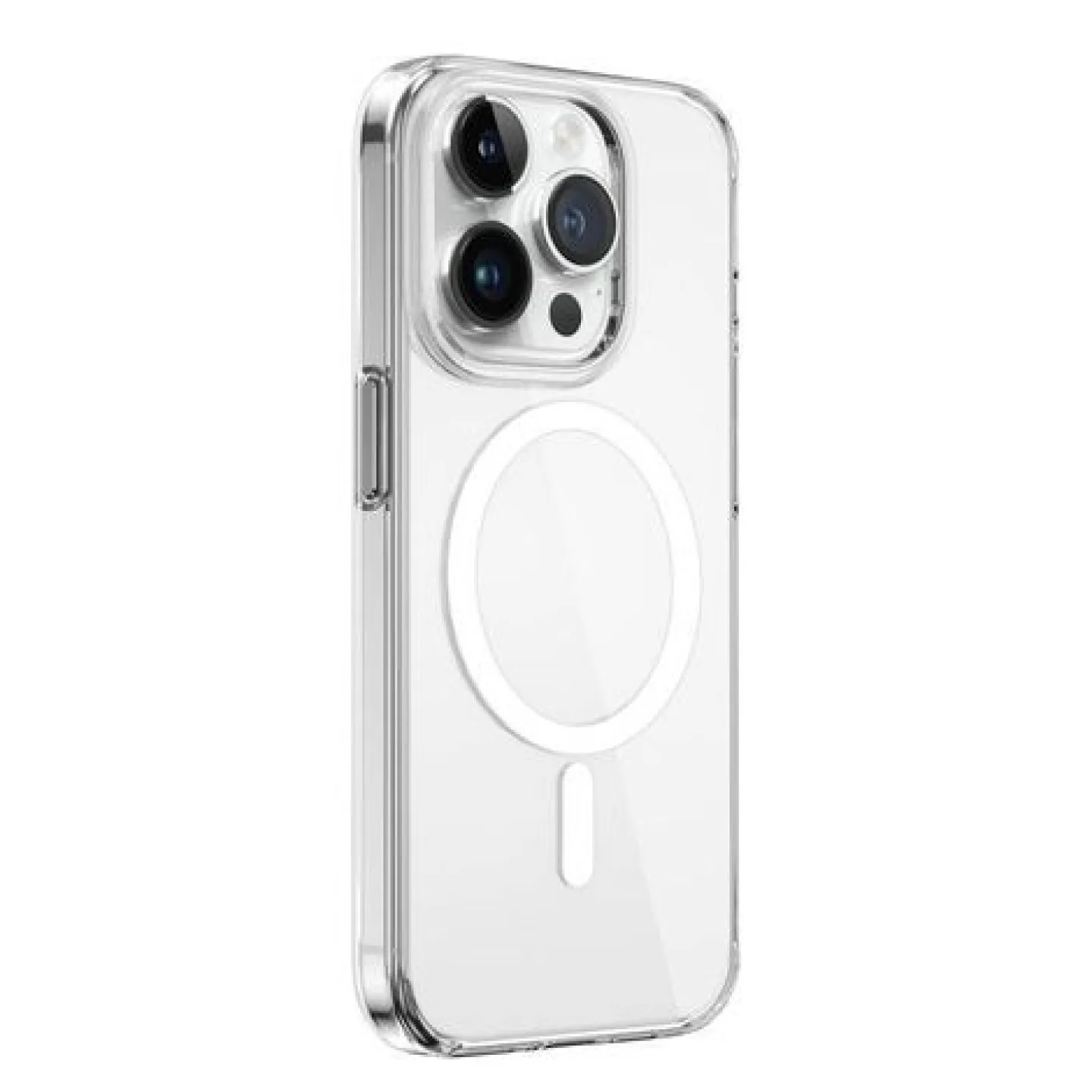 CAPA CELULAR INVISIBLE PRO  IP15 6.1  Branco/Transp