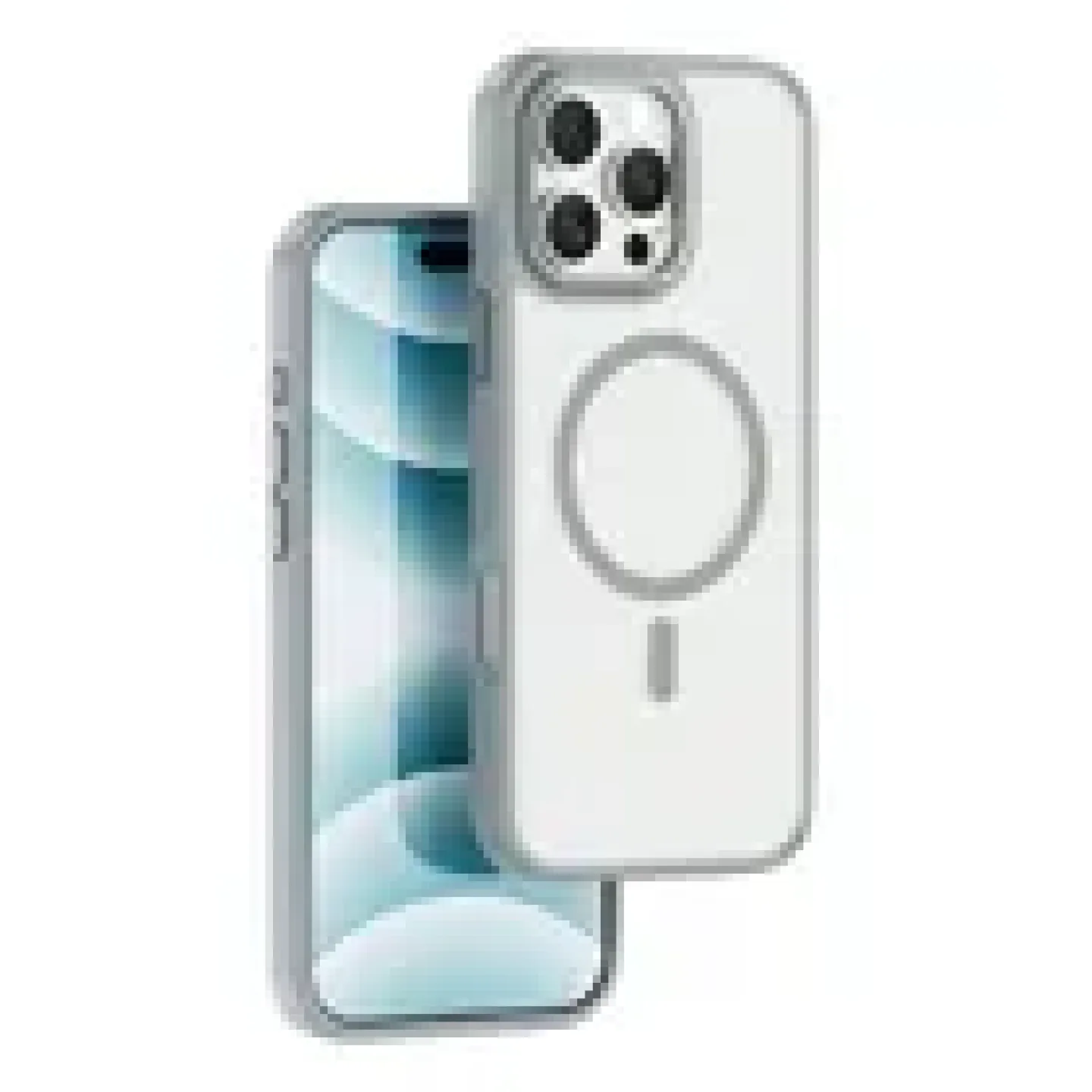 CAPA PARA CELULAR ARMOR PRO - IPHONE16 - MAGSAFE CINZA