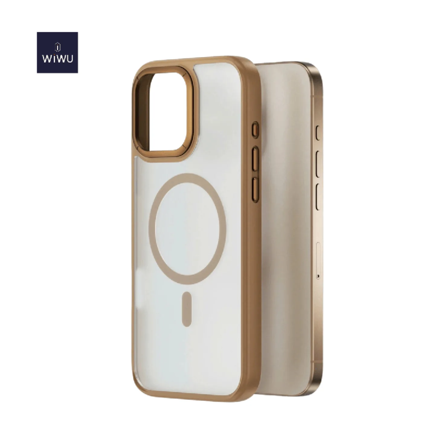 CAPA PARA CELULAR ARMOR PRO - IPHONE16 PRO MAX - MAGSAFE DOURADO