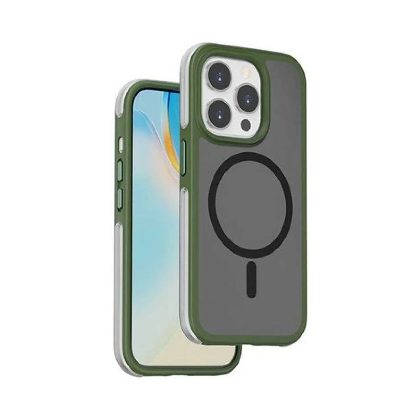 CAPA PARA CELULAR - AIR SHIELD - IPHONE 15 6.1 PRO - VERDE  3391