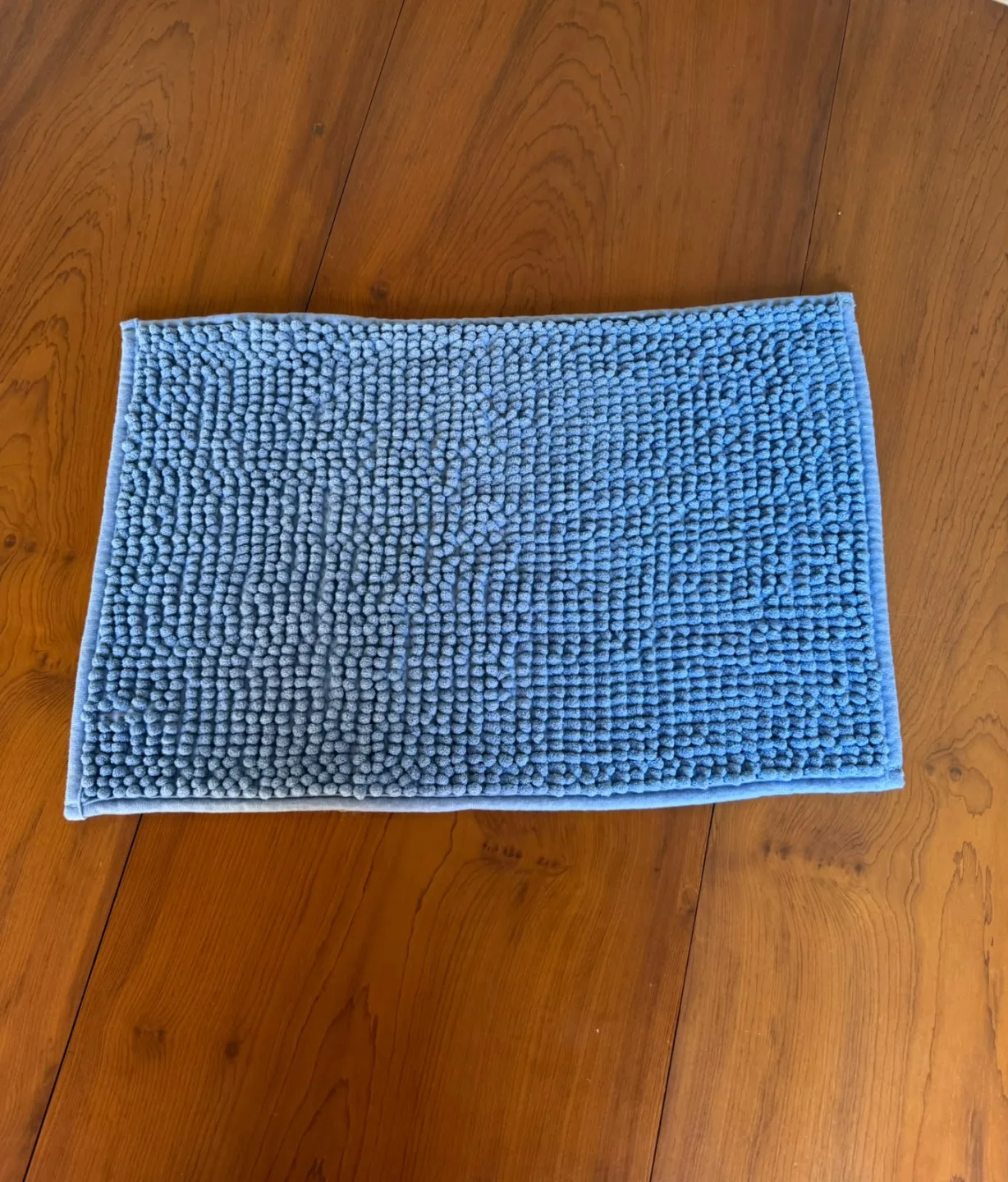 Tapete Bolinha para Banheiro - Antiderrapante Cores:Azul Claro