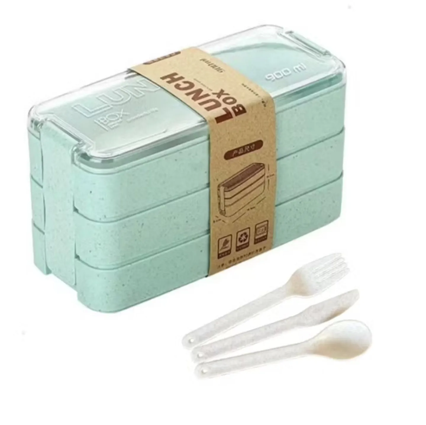 Marmita Lunch Box Cores:Azul