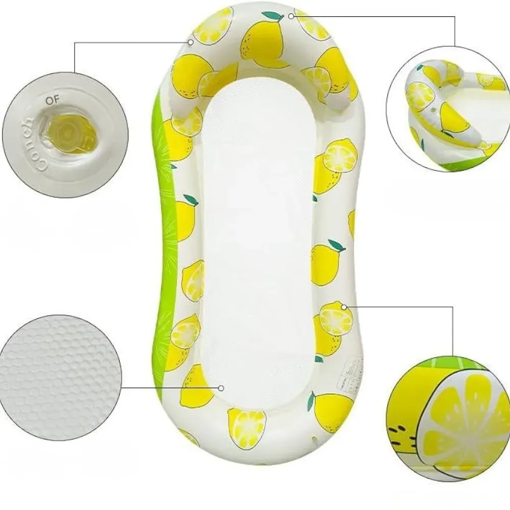 Boia Colchão Flutuante com rede - Cores Diversas