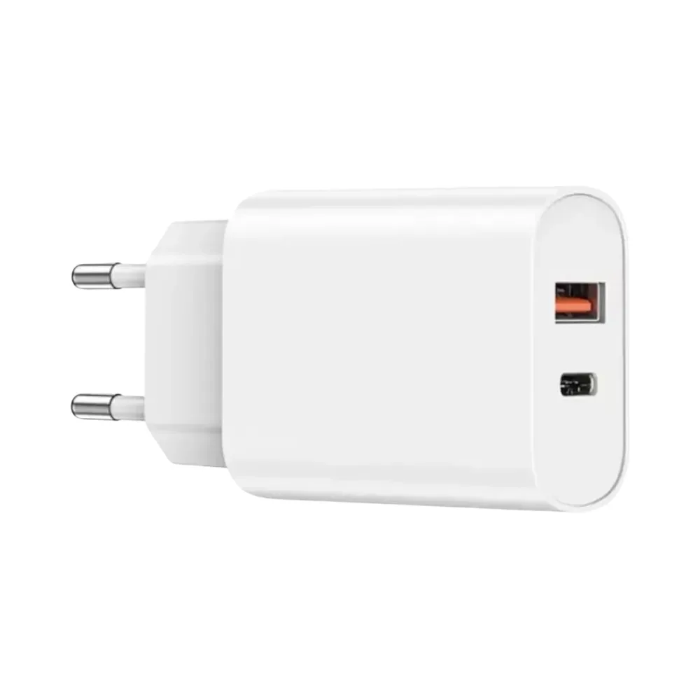 Carregador Quick  para Iphone  USB-C  20W  Branco