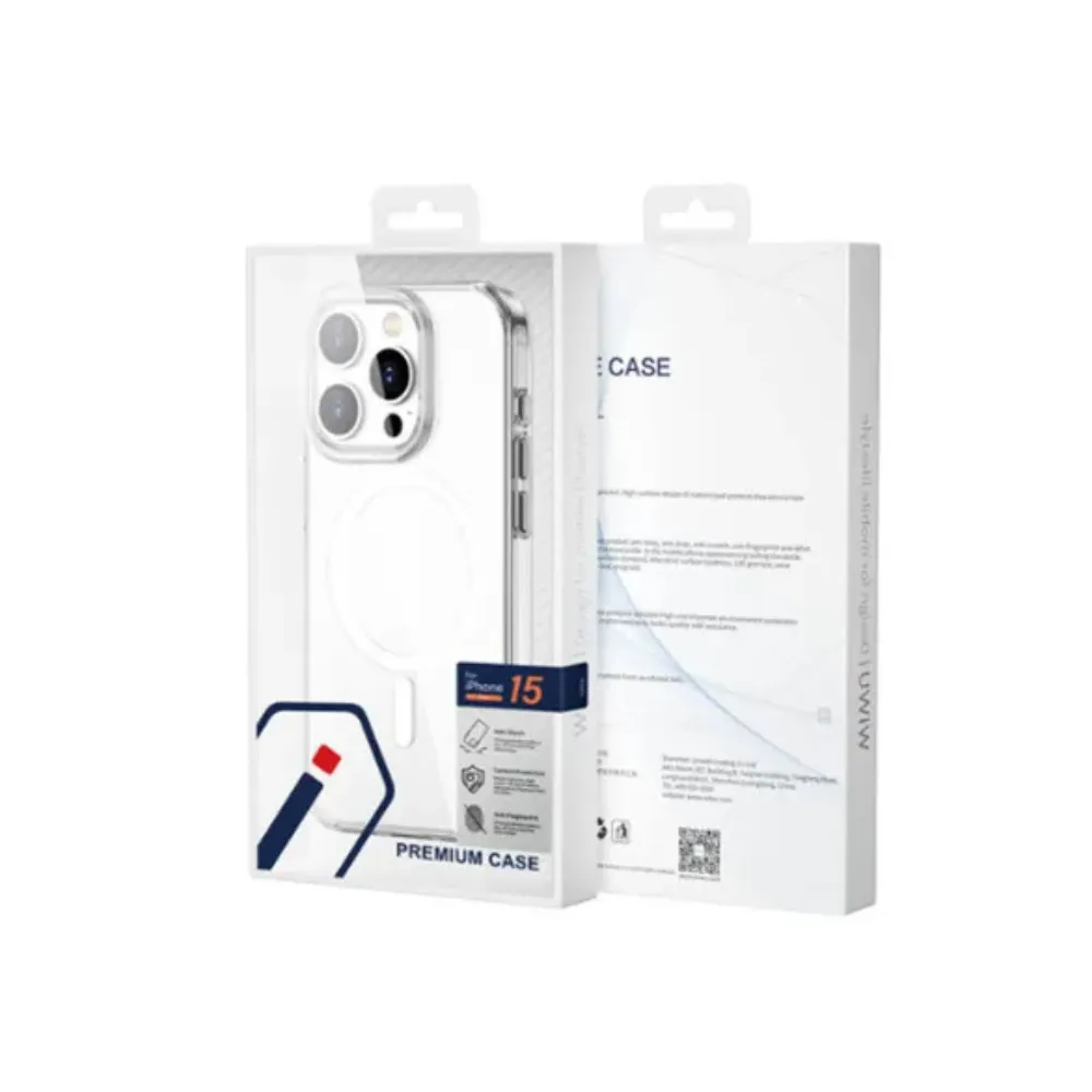 Capa celular  WiWu ISHIELD PRO  IP15 PRO-MAX TRANSPARENTE