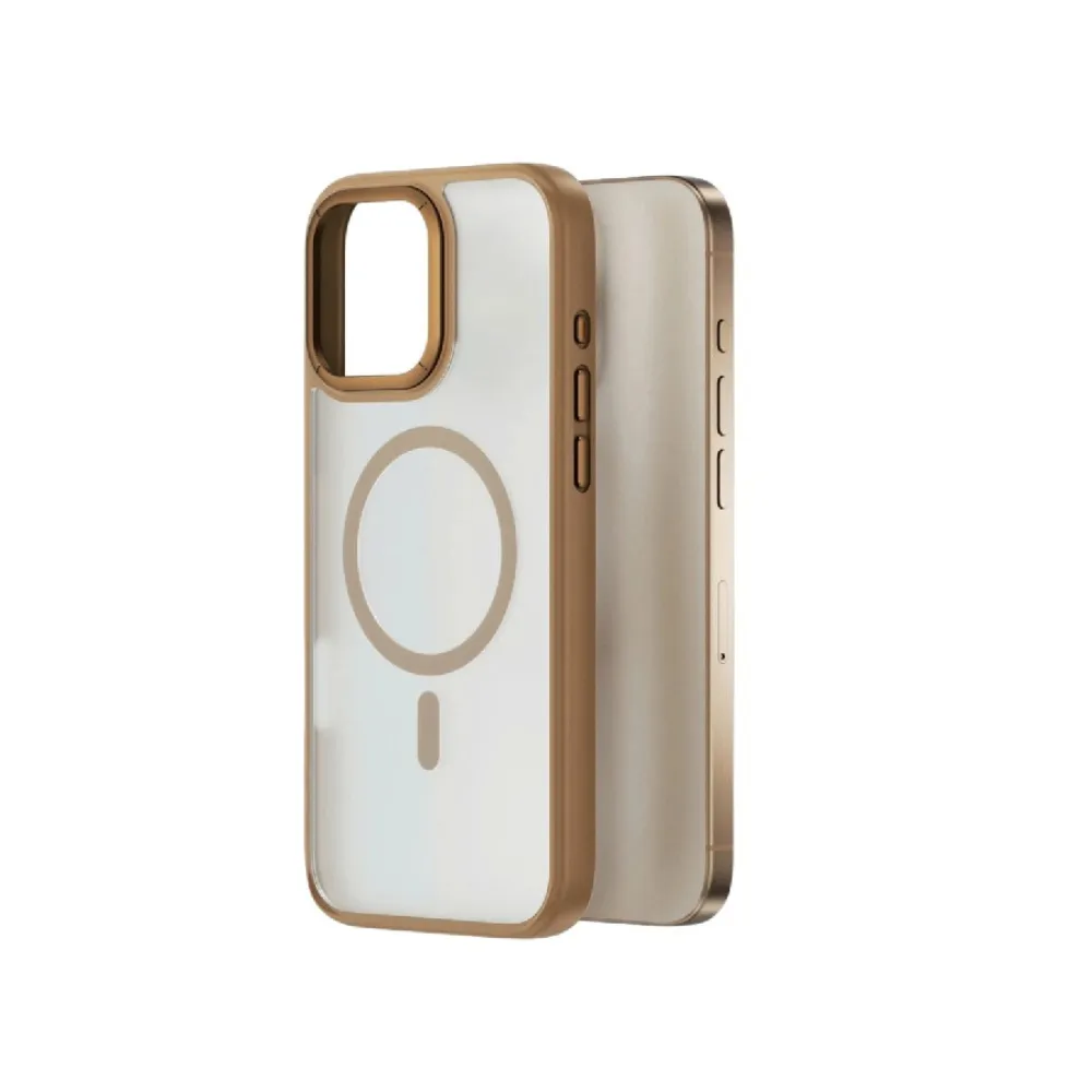 Capa celular WiWu ARMOR PRO  IP16 6.9 PRO-MAX MAGSAFE DOURADO