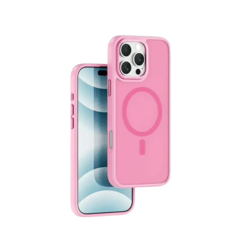 Capa celular  ARMOR PRO  IP16 6.3 PRO - MAGSAFE  Rosa